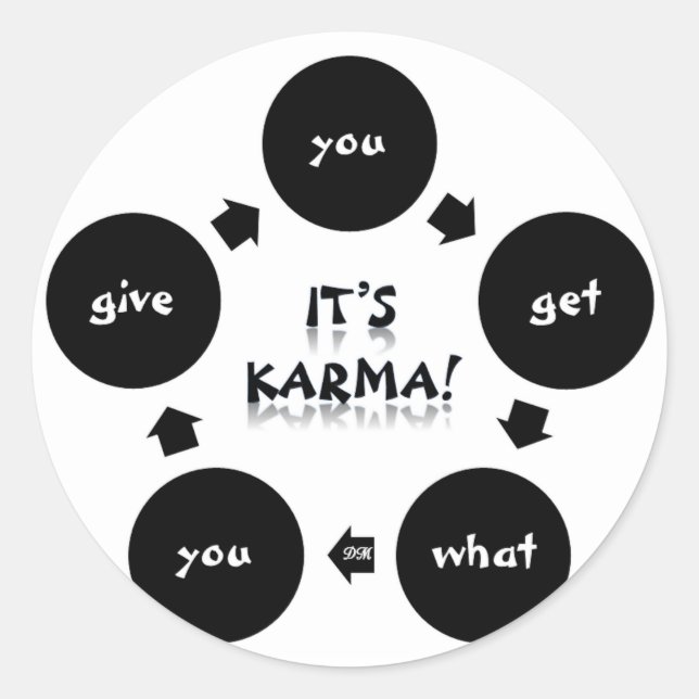 ¡Es Karma! Pegatinas (Anverso)