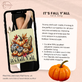 Es la bolsa de tote de otoño