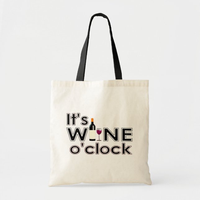 Es la bolsa de vino O'Clock Tote (Frente)