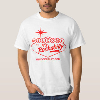 Es la camiseta con el logotipo Rockabilly
