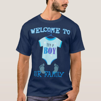 Es la camiseta de A BoyBaby Shower la camiseta nue