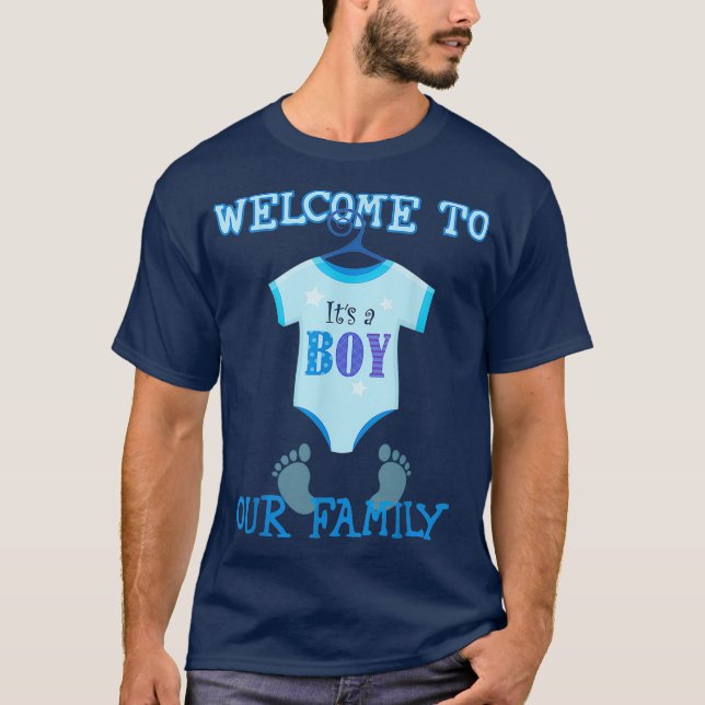 Es la camiseta de A BoyBaby Shower la camiseta nue (Anverso)