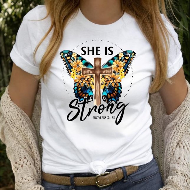 Es la camiseta de la fe cristiana de las mujeres f (Subido por el creador)