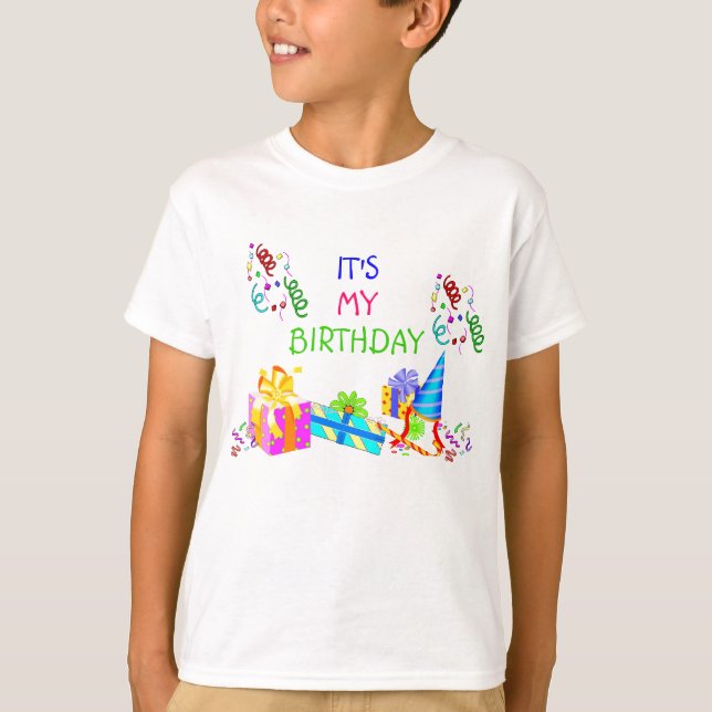 Es la camiseta de mi bebé de cumpleaños (Anverso)