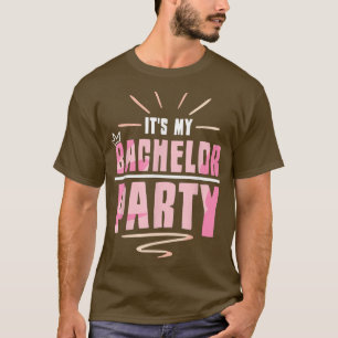 Es la camiseta de mi equipo de despedida de solter