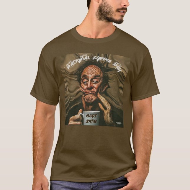 Es la camiseta del Día Nacional del Café (Anverso)