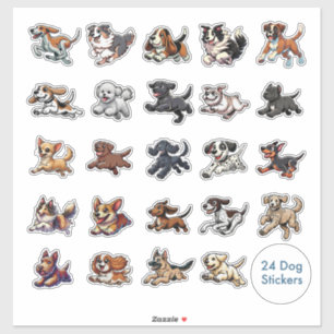 Es la colección de tiempo de Zoomie de 24 Pegatina