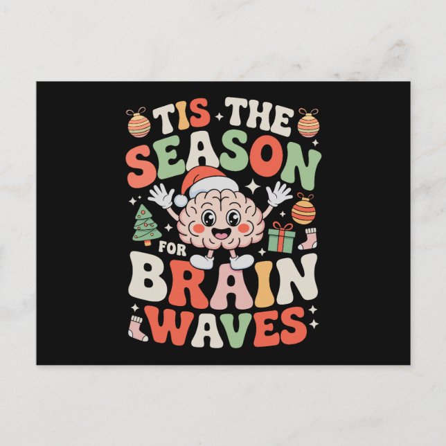 Es La Época Para Ondas Cerebrales De Navidad Neuro (Anverso)