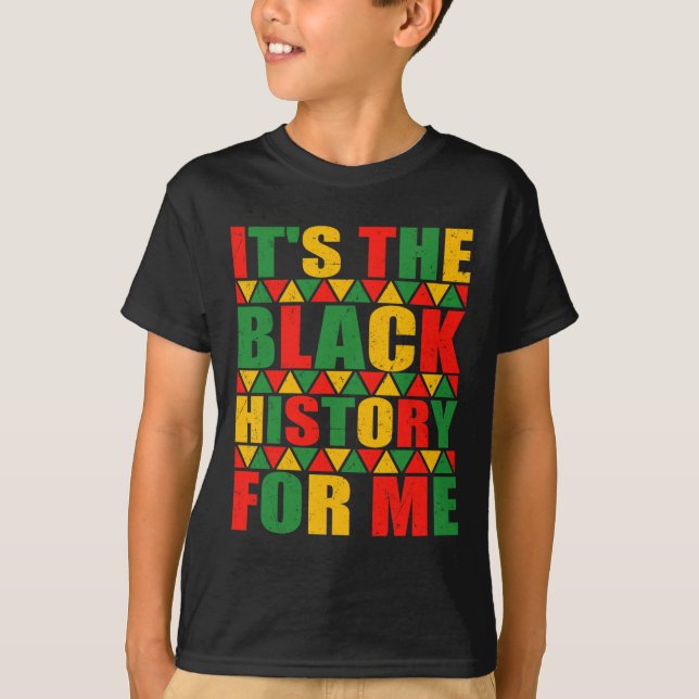 Es la historia negra para mí camiseta (Anverso)