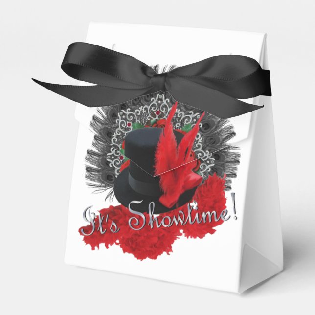 ¡Es la hora del espectáculo! caja para regalos (Front Side)