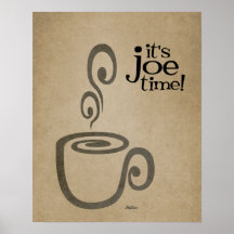 Es la impresión de la Copa de Café Joe Time