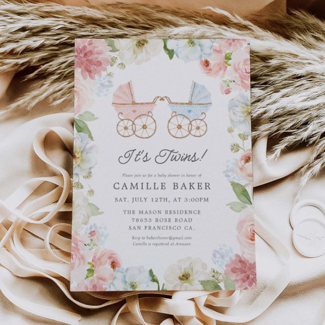 Es la invitación de Baby Shower de Twins Boy y Chi (Subido por el creador)