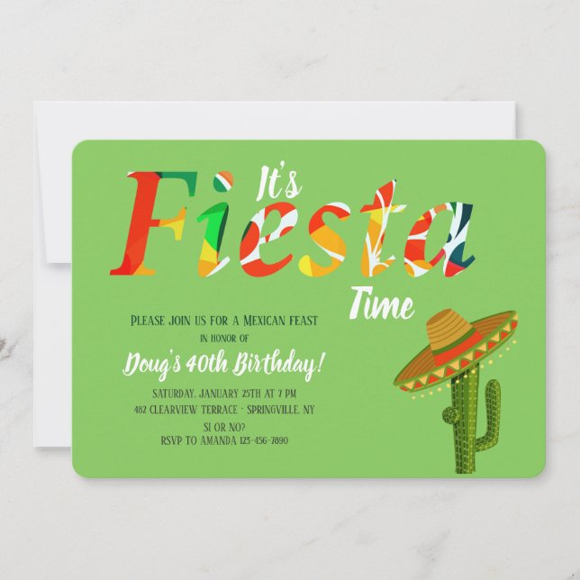 Es la invitación de la Fiesta (Anverso)