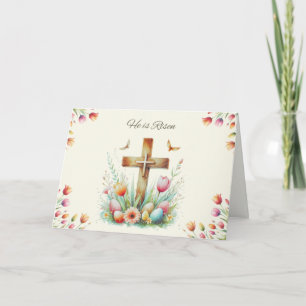Es la tarjeta de Pascua de la Cruz Roja de Risen