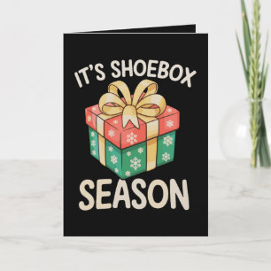 Es la Temporada de Caja de Zapatos Navidad Regalo