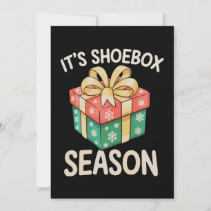 Es la temporada de cajas de zapatos Navidad Niño R