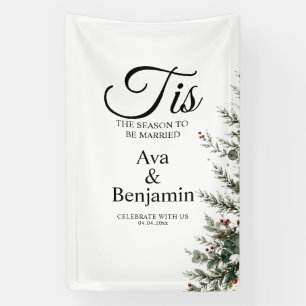 Es La Temporada Invierno Navidad Señal De Boda,Lin