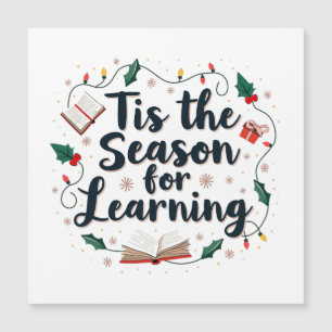 Es la temporada para aprender Navidad Profesor