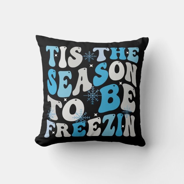 Es la temporada para estar helado, almohada de inv (Anverso)
