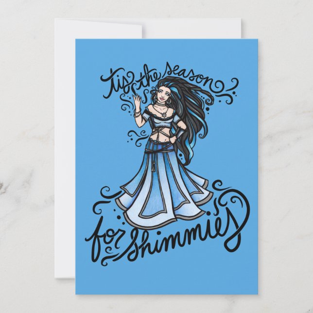'es la temporada para la tarjeta de shimmies (Anverso)