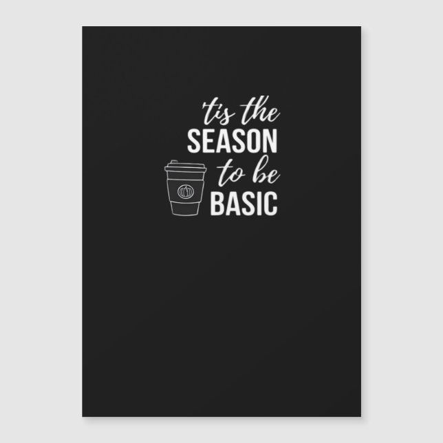 Es la temporada para lo básico (Anverso)