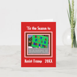 Es La Temporada Para Resistir A Trump Foto Navidad