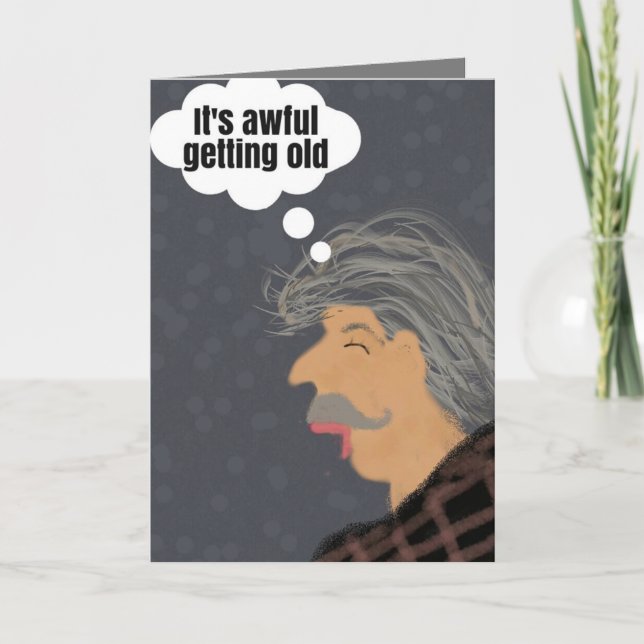 Es lamentable conseguir tarjeta de cumpleaños anti (Anverso)