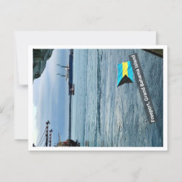 Es mejor en la postal Freeport de Bahamas