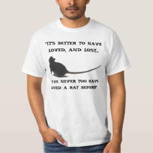 "Es MEJOR HABER AMADO, Y camisa PERDIDA de la RATA