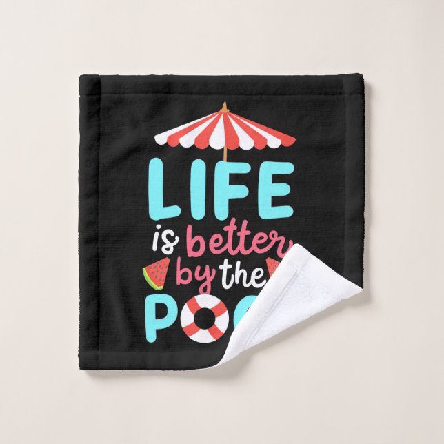 Es Mejor Nadar Junto A La Piscina (Toallita)