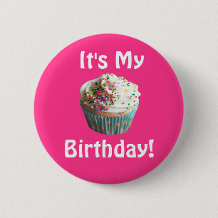 Es mi botón del cumpleaños