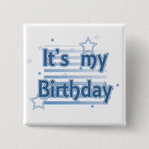 Es mi botón del pinback del cumpleaños