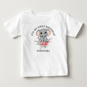 Es mi camisa personalizada de cumpleaños número un