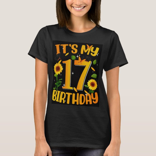 Es mi camiseta de cumpleaños 17 – Cumpleaños de gi (Anverso)