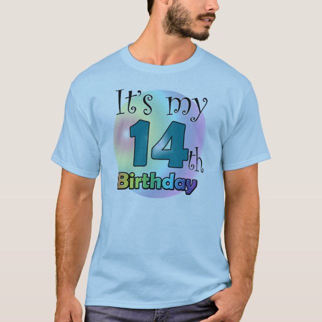 Es mi camiseta de cumpleaños número 14 (Anverso)