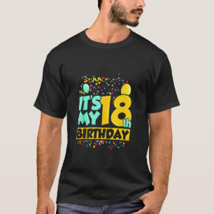Es mi camiseta de cumpleaños número 18 para 18.