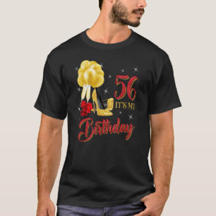 Es mi camiseta de cumpleaños número 56 años, Rosa 