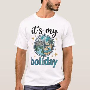 Es Mi Camiseta De Viaje De Aventuras Retro De Vaca