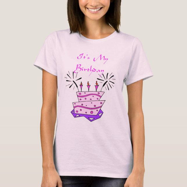 Es mi camiseta del cumpleaños (Anverso)
