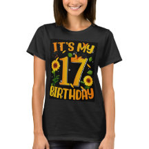 Es Mi Cumpleaños 17 Camiseta – Cumpleaños de Giras