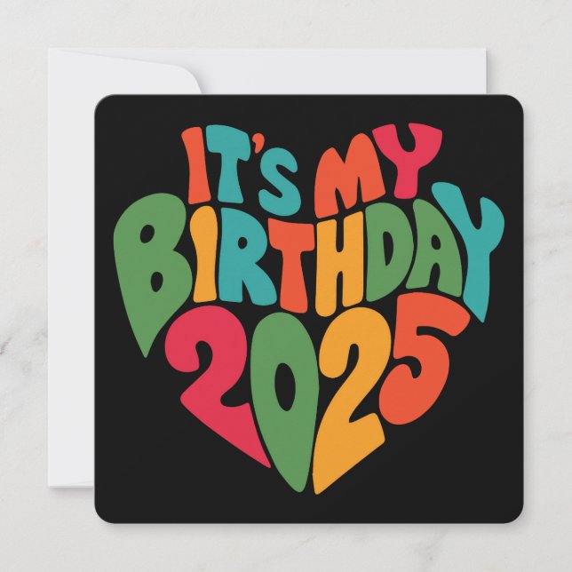 Es mi cumpleaños 2025 (Anverso)