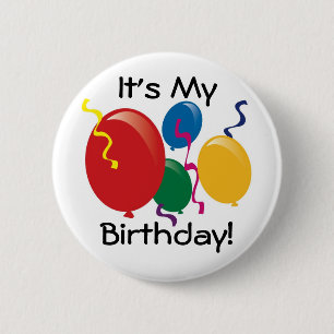 ¡Es mi cumpleaños!  Botón