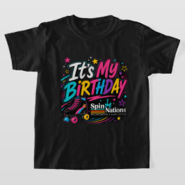 Es Mi Cumpleaños | Camiseta para Niños | SpinNatio