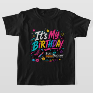 Es Mi Cumpleaños Camiseta para Niños SpinNatio