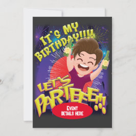 Es mi cumpleaños - ¡Pareee! Invitación