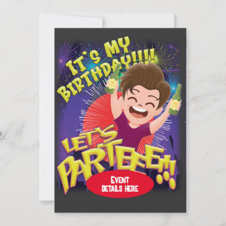 Es mi cumpleaños - ¡Pareee! Invitación