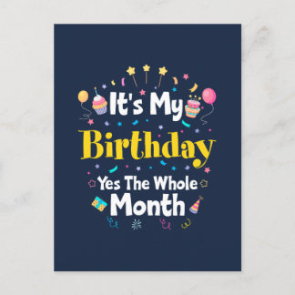 Es mi cumpleaños sí todo el mes invitación