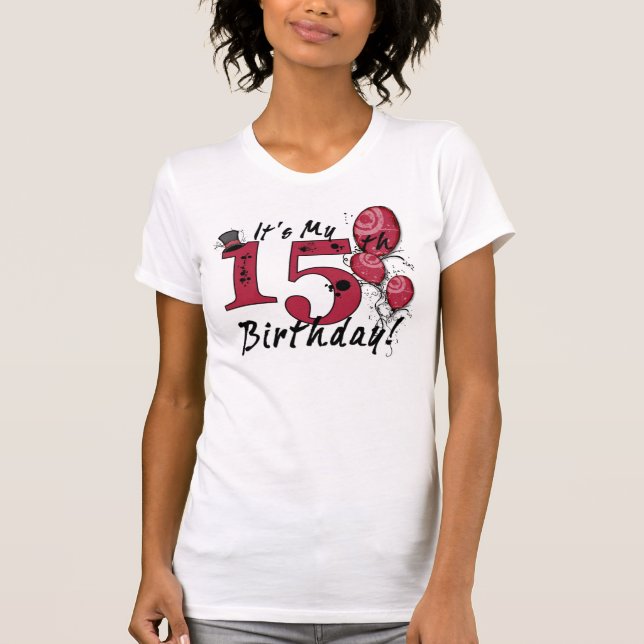 Es mi décimo quinta camiseta de la celebración del (Anverso)