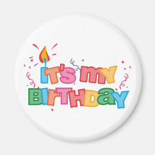 Es mi imán de las letras del cumpleaños