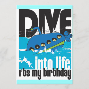 Es mi invitación del submarino del cumpleaños